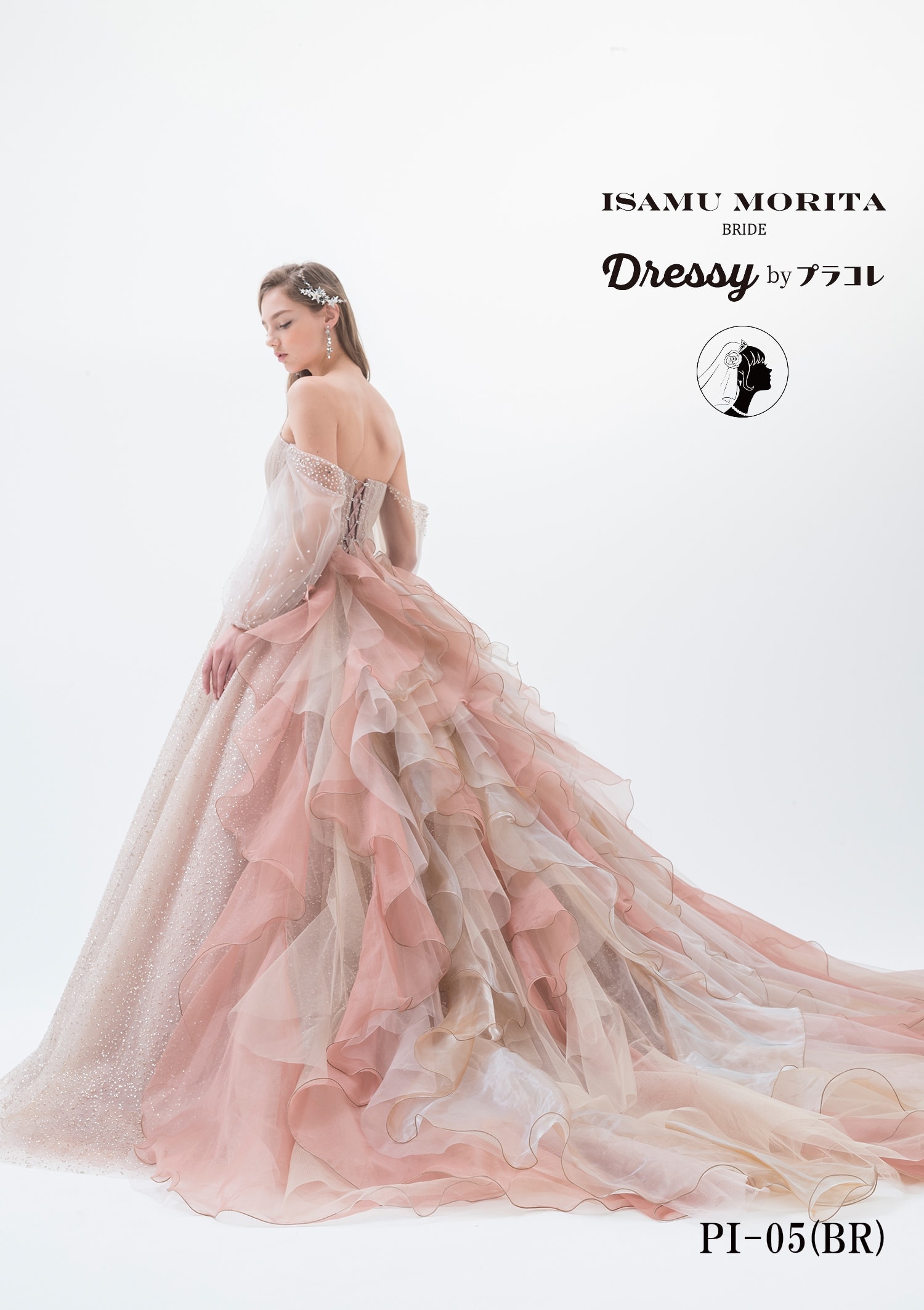 イサムモリタ ISAMU MORITA IN131 Wedding Dress ウェディングドレス｜ISAMU MORITA